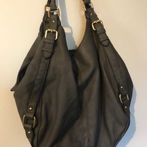 Used gray bag